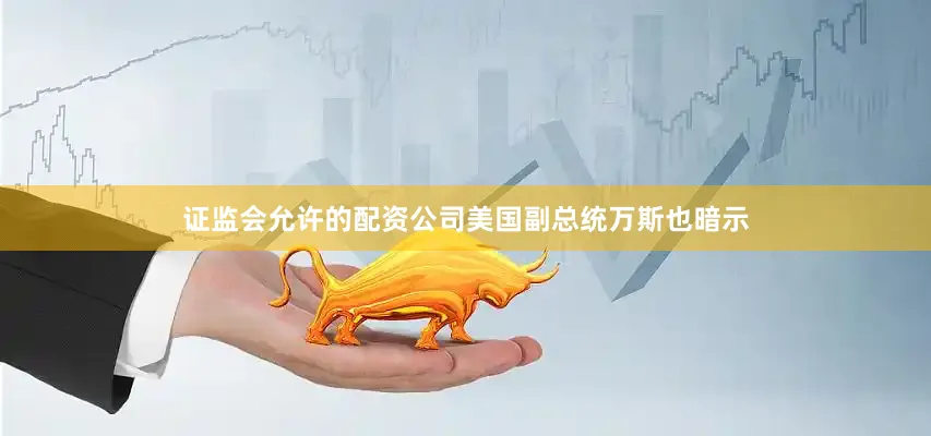 证监会允许的配资公司美国副总统万斯也暗示
