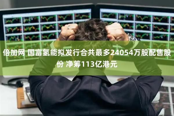 倍加网 国富氢能拟发行合共最多24054万股配售股份 净筹113亿港元